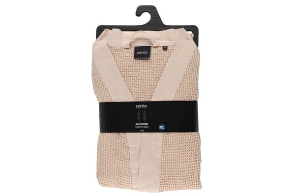 Rento Kenno Kylpytakki L/XL beige-valkoinen