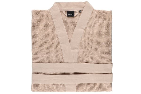 Rento Kenno Kylpytakki L/XL beige-valkoinen