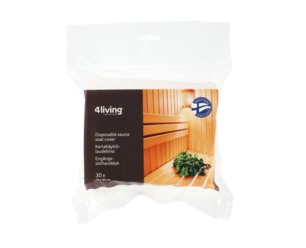 4Living engangs sauna sædebetræk 30 st.