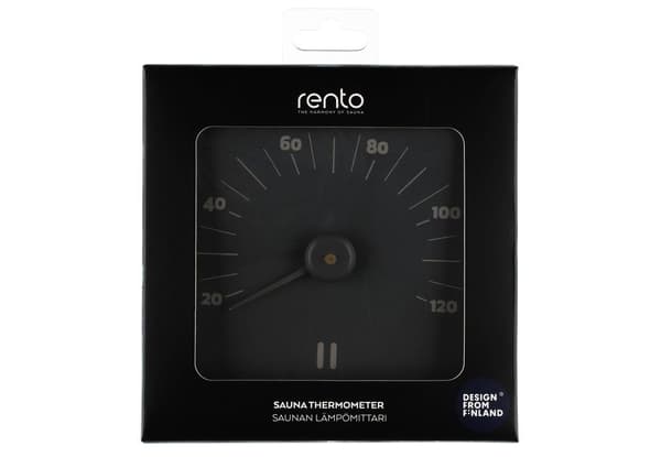 Rento saunatermometer alu grey