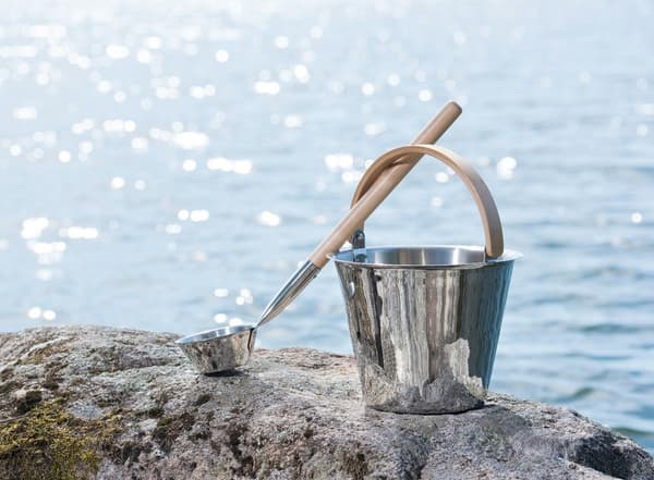 Rento Sauna Spand rustfrit stål