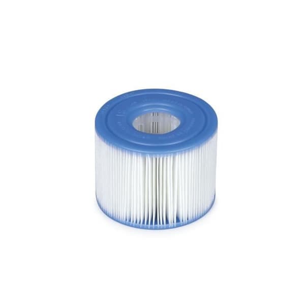 Set med 2 filtreringspatroner för Pure Spa INTEX - Lätt att rengöra Dacron-fiber