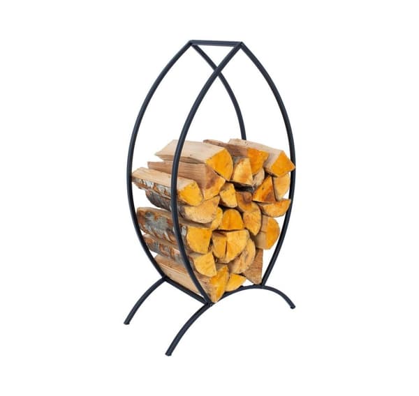 Logholder DEIA FOREST 52x25xH90cm, black