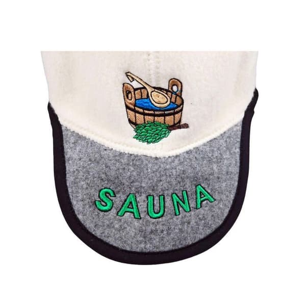 Handgjord badtuvshatt i baseballkepsform, 100 % ull