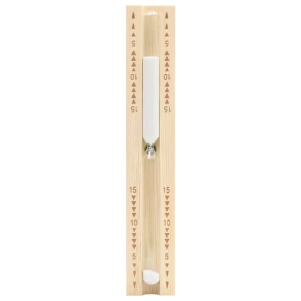 vidaXL 2-i-1 Bastutermometer & hygrometer sandur set massiv furu -  Bastutillbehör