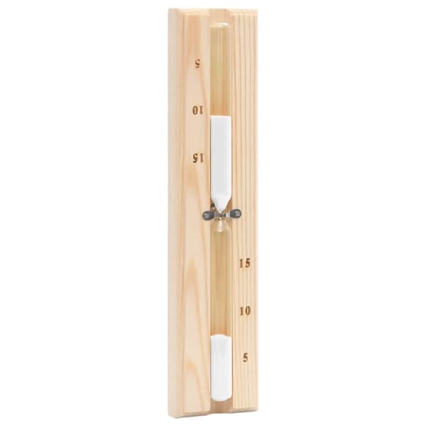 The Living Store 2-i-1 Bastutermometer & hygrometer sandur set massiv furu -  Bastutillbehör
