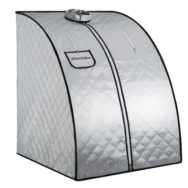 Mobil ångbastu ThermaLuxe II, 1000 W, 15 temperatursteg - grå/blå