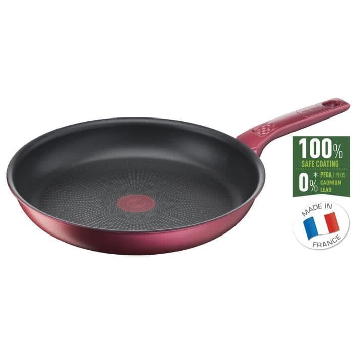 TEFAL G2730202 DAILY CHEF Stekpanna 20 cm, induktion, resistent, non-stick, lätt att rengöra, hälsosam, tillverkad i Frankrike