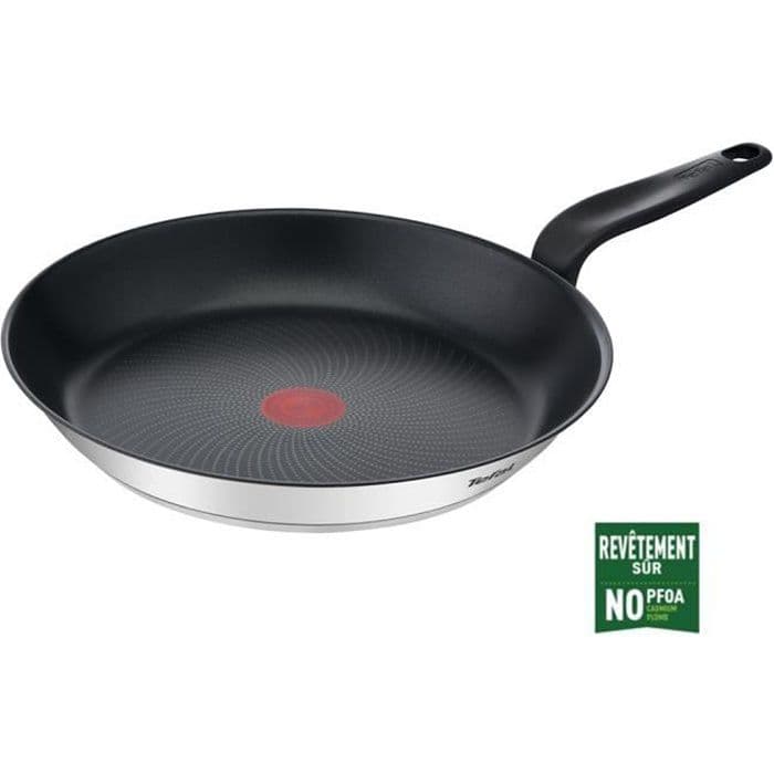 TEFAL E3090504 PRIMÄR stekpanna i rostfritt stål med non-stick-beläggning 26 cm induktionskompatibel