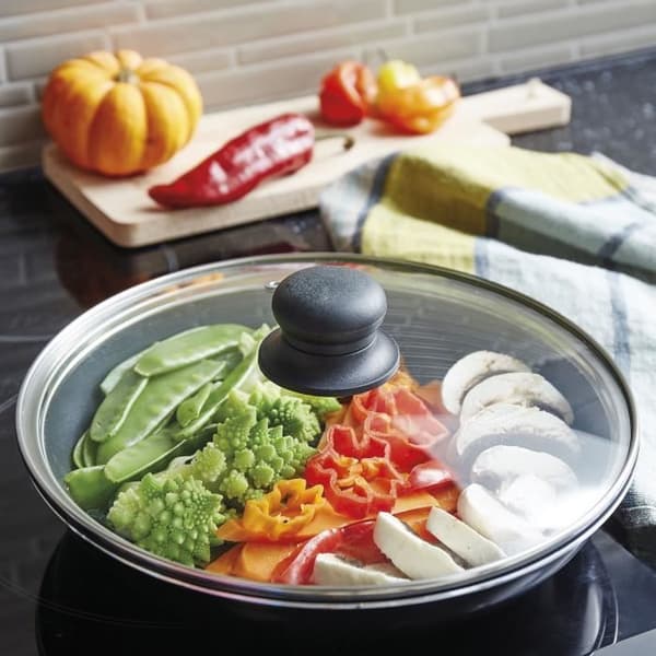 SITRAM Agile sauté pan - Non-stick aluminium - Ø 28 cm - Black - Alla värmekällor inklusive induktion