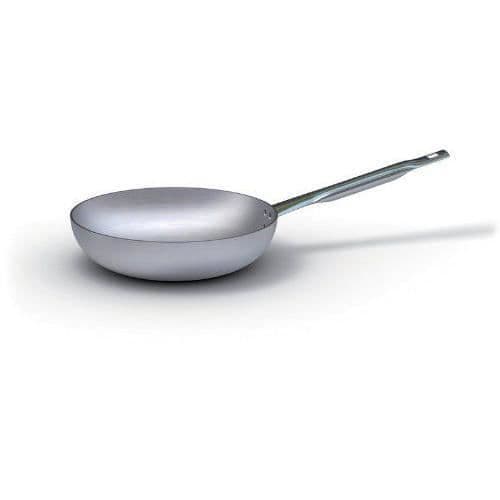 Hög utvändig panna - Ballarini - 7002.45 - Rå aluminium - 45 cm - Kompatibel med alla värmekällor