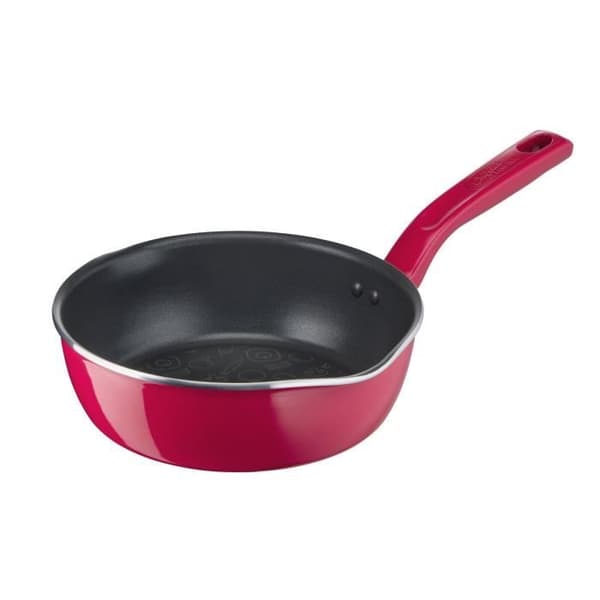 CHEFCLUB BY TEFAL G8061704 Djup stekpanna 22 cm hallonröd - Non-stick beläggning - Alla värmekällor inklusive induktion.