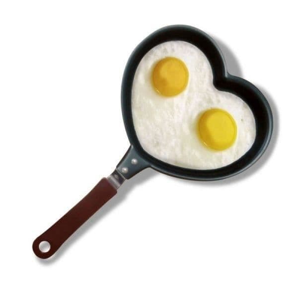 Stekpanna - Ej specificerad - Hjärta - 16 cm - Non-stick - Kompatibel med alla eldar