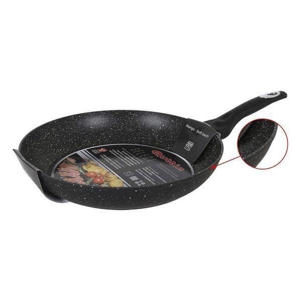 Svart graniteffekt non-stick panna Mått - Ø 30 cm