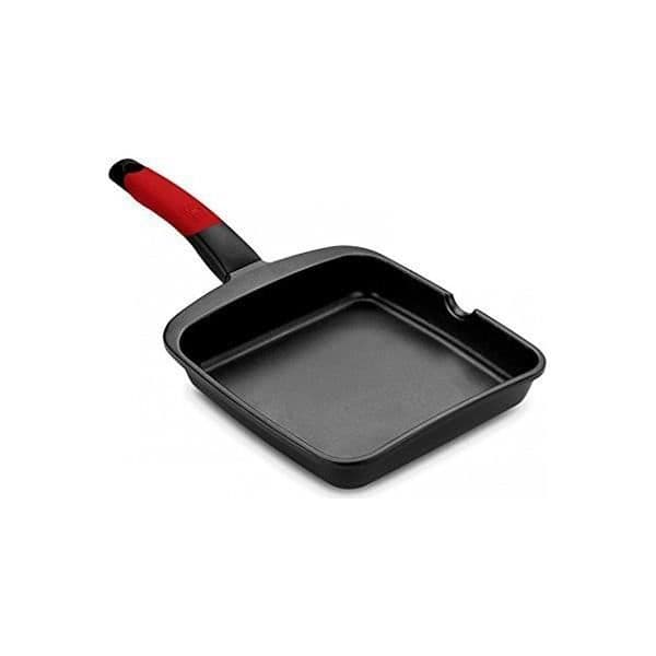 BRA Premiere Smooth Grill Pan (28 x 28 cm) Röd