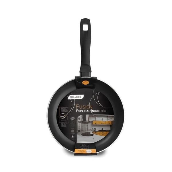 Ibili 450028 Fusion Pan Aluminium/Rostfritt Stål 28 cm