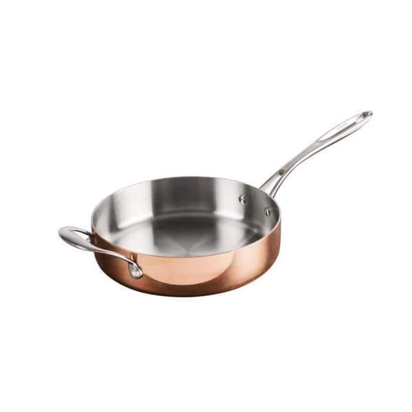 Kopparsautépanna - Vogue - Tri Wall - 240 mm - Trippeltjocklek - Kompatibel med alla värmekällor