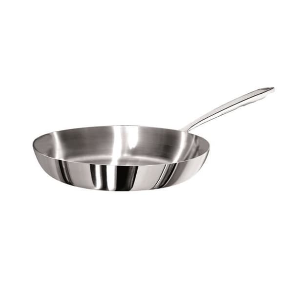 Induktionspanna - TOM PRESS - 32 cm - Aluminium - Spegelfinish - Kallhandtag