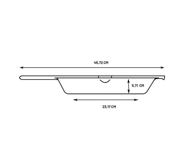 Lodge | Naturlig gjutjärn stekpanna 30cm | Alla värmekällor inklusive ugn, induktion, bbq | Tillverkad i USA | PFA fri