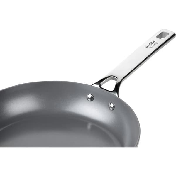 HALTHY & SMY HT2002 Keramisk stekpanna - Diameter 24 cm - Non-stick beläggning utan PTFE eller AFPO - Lämplig för ugnar upp till 240°C