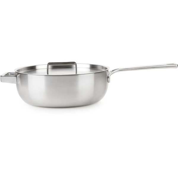 HALTHY & SMY HT2004 Keramisk "kocks" stekpanna med lock - Diameter 26 cm - Non-stick beläggning utan PTFE eller AFPO