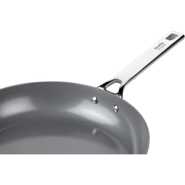 HALTHY &amp; SMY HT2002 Keramisk stekpanna - Diameter 28 cm - Non-stick beläggning utan PTFE eller AFPO - Lämplig för ugnar upp till 240°C