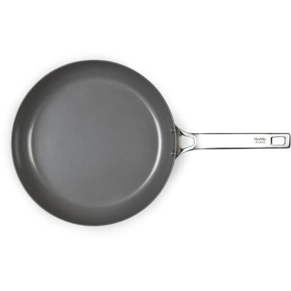 HALTHY &amp; SMY HT2002 Keramisk stekpanna - Diameter 28 cm - Non-stick beläggning utan PTFE eller AFPO - Lämplig för ugnar upp till 240°C