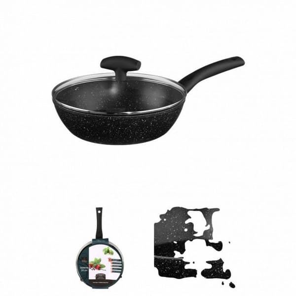 Smidd aluminiumstekpanna "Caractère" Secret de Gourmet - Smidd aluminiumstekpanna 24 cm