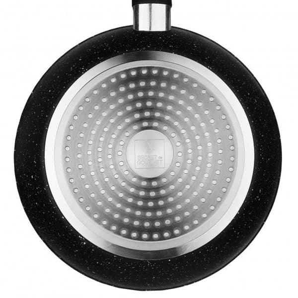 Smidd aluminiumstekpanna "Caractère" Secret de Gourmet - Smidd aluminiumstekpanna 24 cm