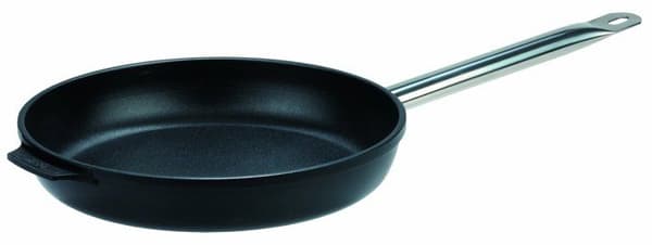 Gsw stahlwaren gmbh - 160360 - GSW GastroTraditionell 160 Titan Stekpanna med rostfritt stålhandtag, 36 cm