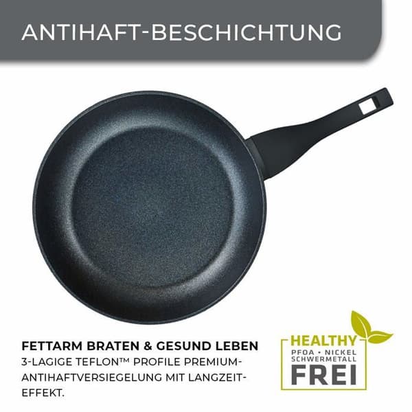 Berndes stekpanna - 21212 - Balance Enduro stekpanna 20 cm Induktion Ultra-resistent non-stick gjutjärnsstekpanna
