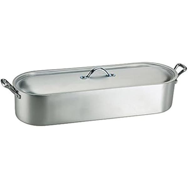 Fiskskål med kant - PENTOLE AGNELLI - Aluminium BLTF - 40 cm - Tillverkad i Italien