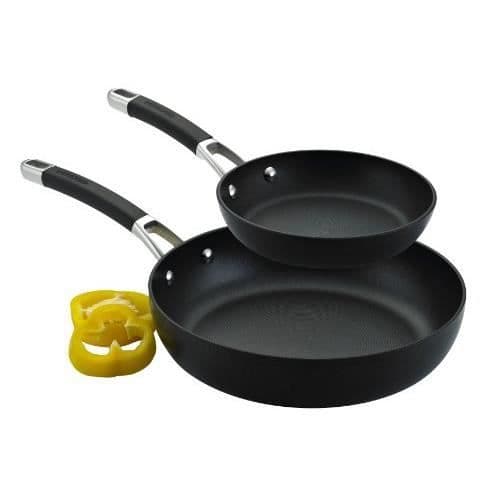 Circulon Stekpanna Svart Hårdanodiserad Aluminium Stekpanna, Anodiserad Aluminium, Svart, Twinpack 82828