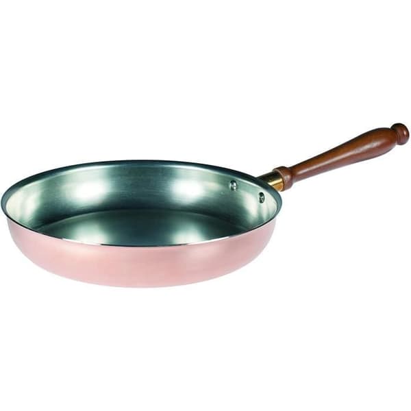 Stekpanna - Agnelli - 28 cm - Lätt - Trähandtag - Rosa