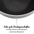 Miniatyrbild 5 av 5: Professionell wok - GSW - 32 cm - Induktion - Massivt rostfritt stål