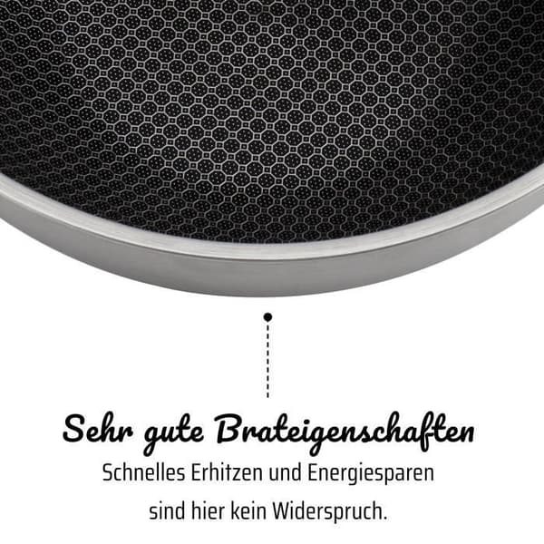 Professionell wok - GSW - 32 cm - Induktion - Massivt rostfritt stål