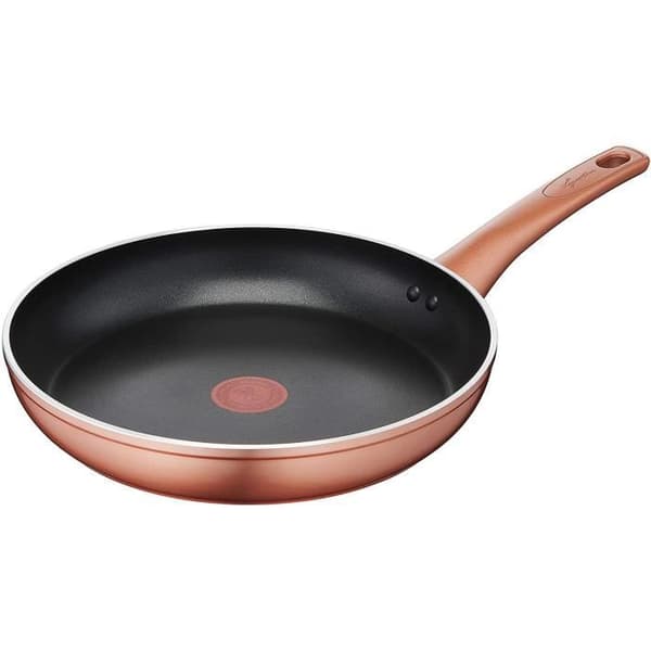 Lagostina Ramata Set av 8 kasseroller og stekepanner, ytre med kobbereffekt, non-stick aluminium, svart - 010255600008