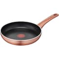 Miniatyrbild 2 av 4: Lagostina Ramata Set av 8 kasseroller og stekepanner, ytre med kobbereffekt, non-stick aluminium, svart - 010255600008