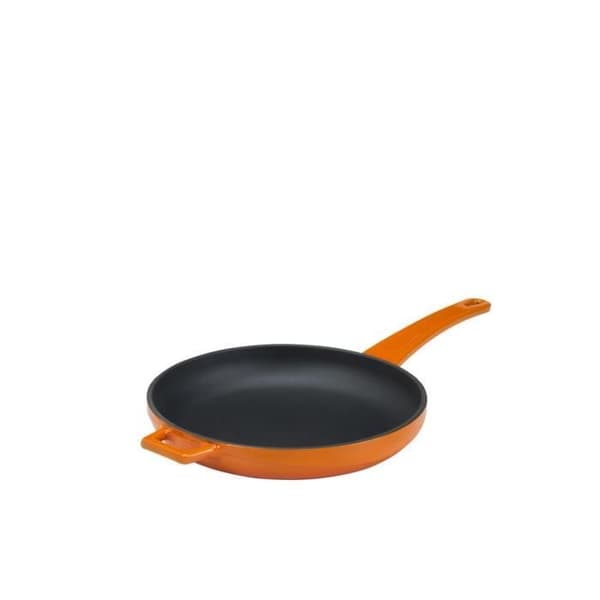 Stekpanna - TOM PRESS - 20 cm - Gjutjärn - Orange - Alla värmekällor inklusive induktion