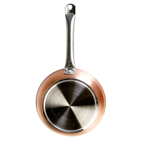 Djup Stekpanna 28cm Induktion, Ekologisk Non-Stick Utan PFOA Wecook Professional Koppar 50928
