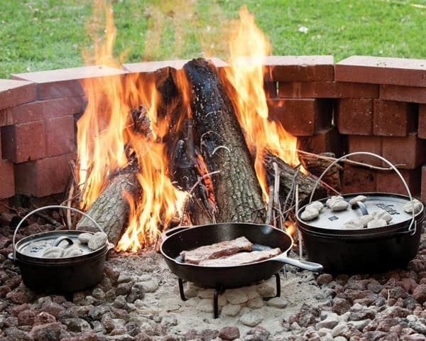 Lodge | Naturlig gjutjärn stekpanna 30cm | Alla värmekällor inklusive ugn, induktion, bbq | Tillverkad i USA | PFA fri
