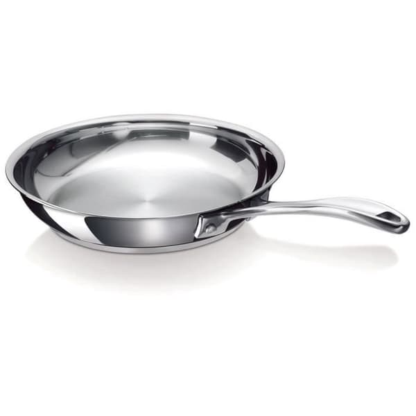 Kockens stekpanna i obestruket rostfritt stål - D: 28 cm - slät (utan lock)