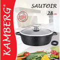 Miniatyrbild 2 av 2: Sauteuse - KAMBERG - Sautoir 28cm - Beläggning av stenstruktur - Alla typer av spisar inklusive induktion