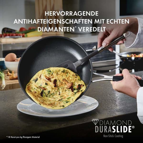 Zwilling stekpanna - 65249-280-0 - Stekpanna, 18/10 rostfritt stål, 28 cm, Svart Silver, Poletto-serien