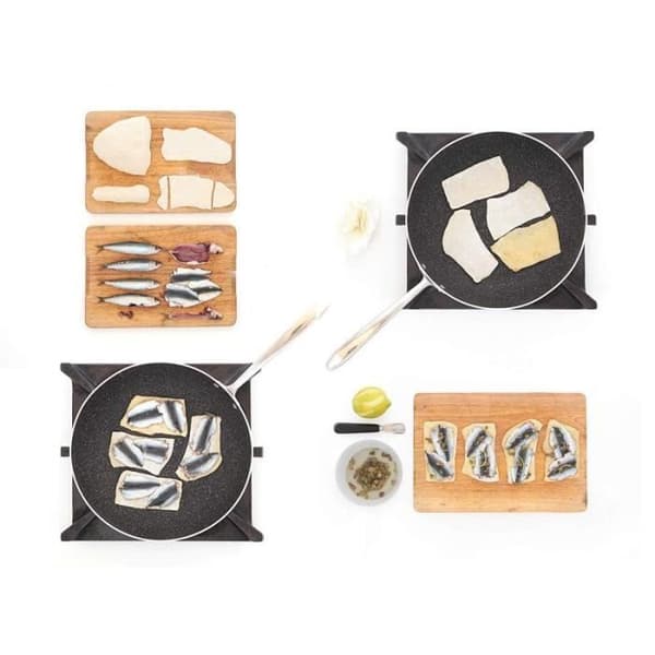 Pentole Agnelli Non-stick stekpanna, aluminium 24 cm aluminium - ALCX111BGPI24