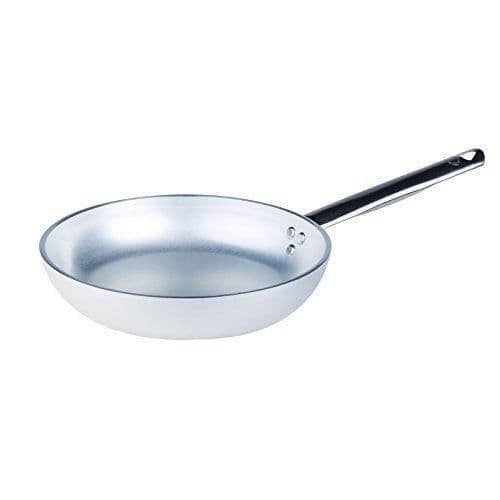 Pentole Agnelli aluminium professionnel 5mm, Poêle rayonnant 32cm silver - ALMR111132