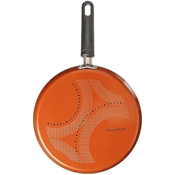 Alluflon Zecchino non-stick pannkaksform, Diameter 25 cm, Aluminium, Orange