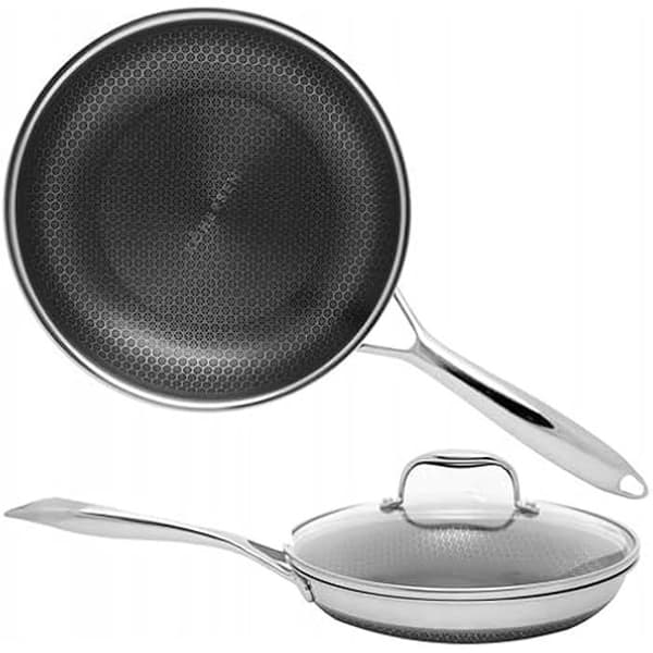 Kohersen - Stekpanna med lock - Tål maskindisk - med Black Cube non-stick beläggning - Induktionsstekpanna,