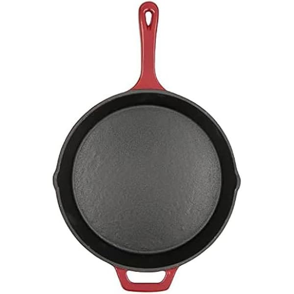 Stekpanna - QUID - Fierro - 26 cm - Emaljerat gjutjärn - Röd - Induktionskompatibel