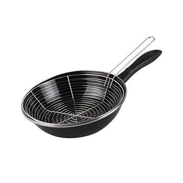 Megafesa 01102881 - Stekpanna med korg, 26 cm, svart 01102881